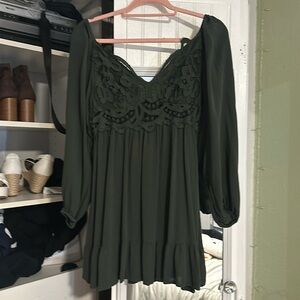 Forest Green Dress